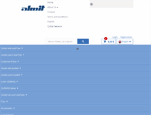 Tablet Screenshot of almit.de